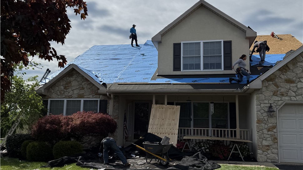 Roofing Project in Douglassville, Pennsylvania by Paramount Home Solutions