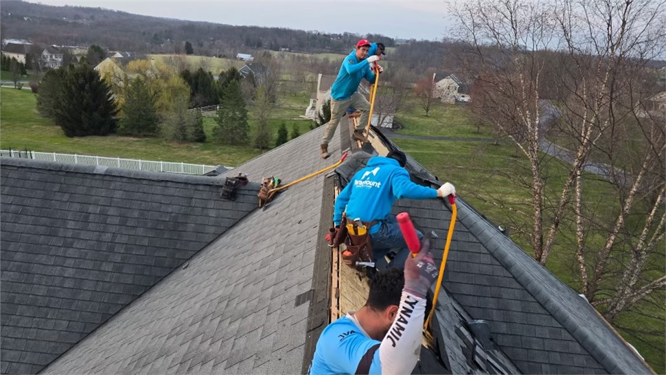 Roofing, Storm Damage Project in Elverson, Pennsylvania by Paramount Home Solutions