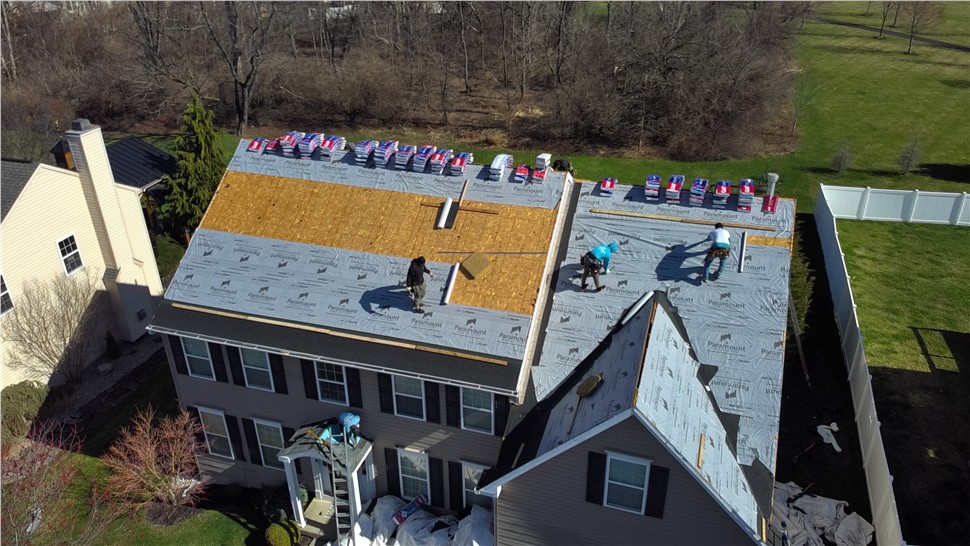 Roofing, Storm Damage Project in Pottstown, Pennsylvania by Paramount Home Solutions