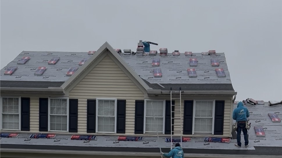 Roofing, Storm Damage Project in Morgantown, Pennsylvania by Paramount Home Solutions