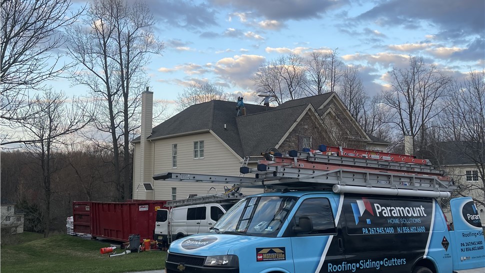 Roofing, Storm Damage Project in Chadds Ford, Pennsylvania by Paramount Home Solutions