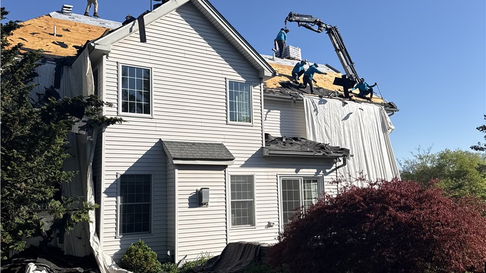 Roofing, Storm Damage Project in Allentown, Pennsylvania by Paramount Home Solutions