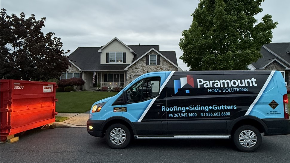 Roofing Project in Douglassville, Pennsylvania by Paramount Home Solutions