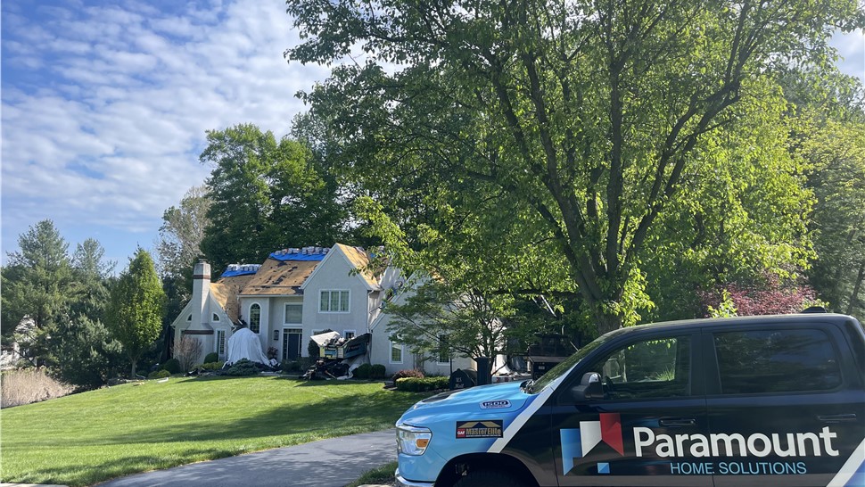 Roofing Project in Chadds Ford, Pennsylvania by Paramount Home Solutions
