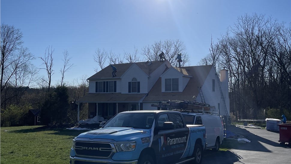 Roofing, Storm Damage Project in Perkiomenville, Pennsylvania by Paramount Home Solutions