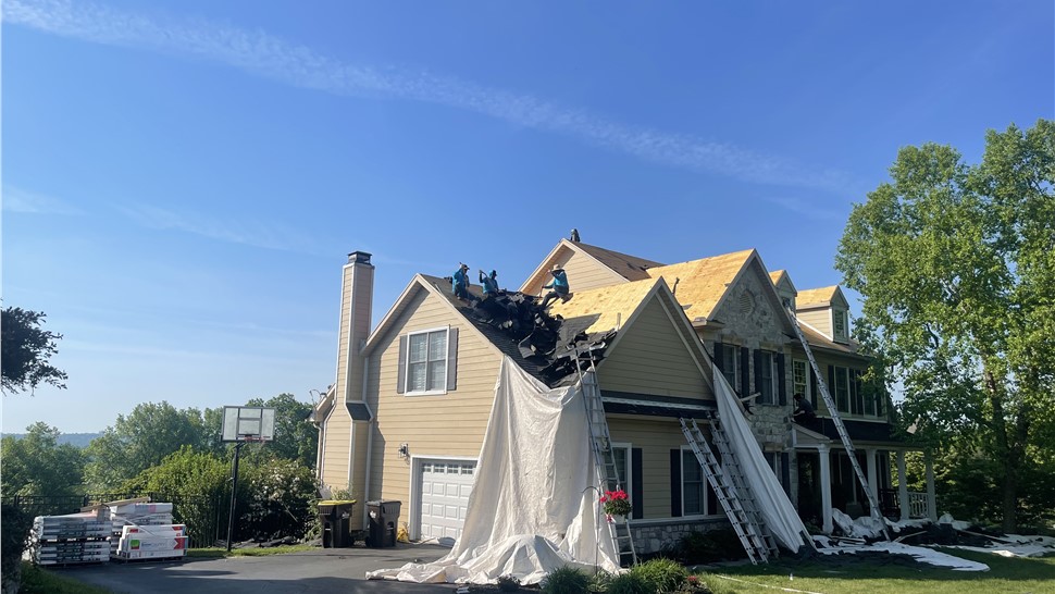 Roofing Project in Chalfont, Pennsylvania by Paramount Home Solutions
