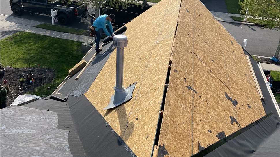 Roofing, Storm Damage Project in Absecon, New Jersey by Paramount Home Solutions
