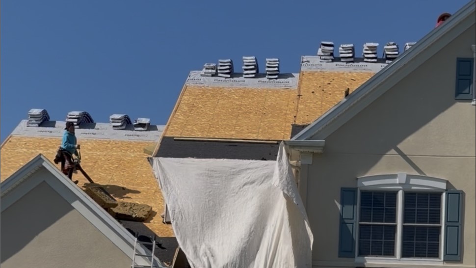 Roofing, Storm Damage Project in Monroe Twp, New Jersey by Paramount Home Solutions