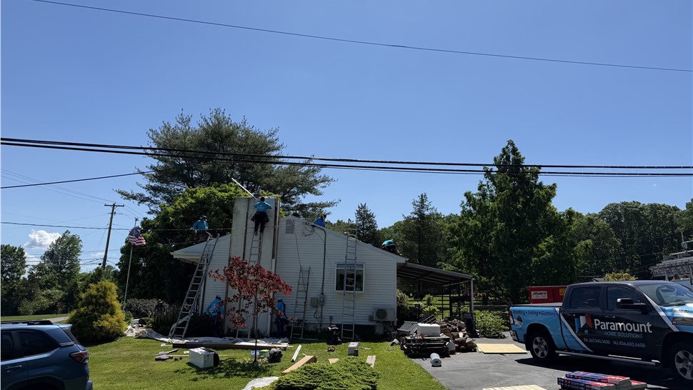 Roofing, Siding, Storm Damage Project in Perkiomenville, Pennsylvania by Paramount Home Solutions