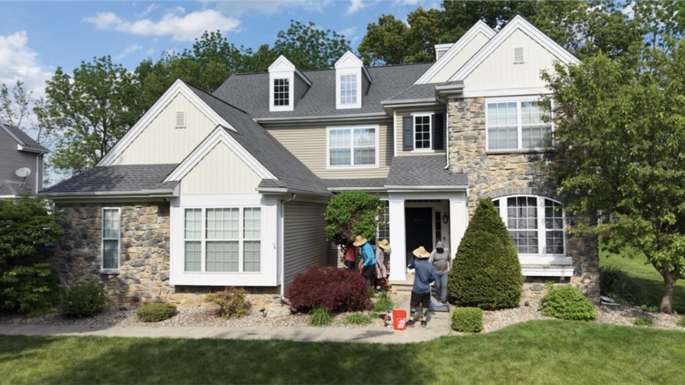 Roofing, Storm Damage Project in Easton, Pennsylvania by Paramount Home Solutions