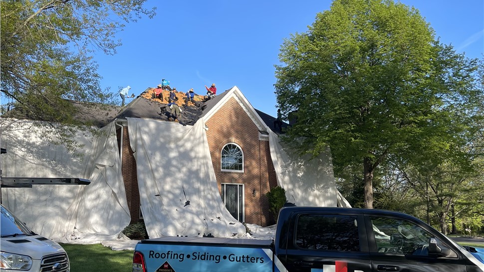 Roofing, Storm Damage Project in Newtown, Pennsylvania by Paramount Home Solutions