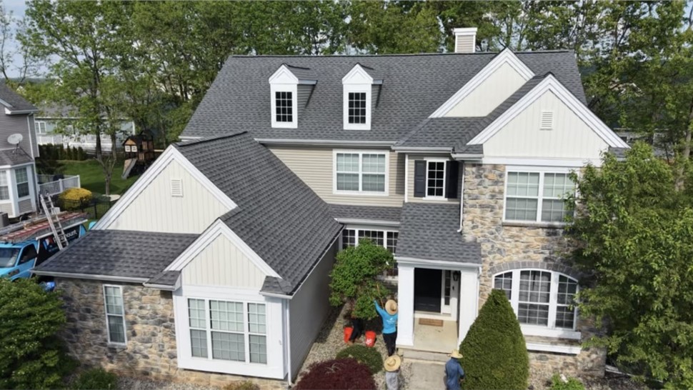 Roofing, Storm Damage Project in Easton, Pennsylvania by Paramount Home Solutions