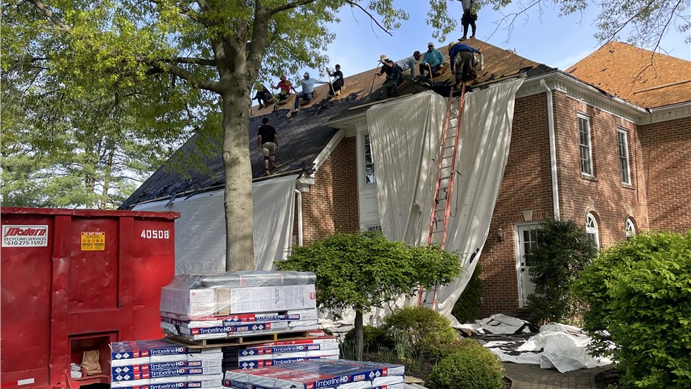 Roofing, Storm Damage Project in Newtown, Pennsylvania by Paramount Home Solutions