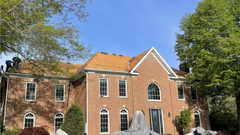 Roofing, Storm Damage Project in Newtown, Pennsylvania by Paramount Home Solutions