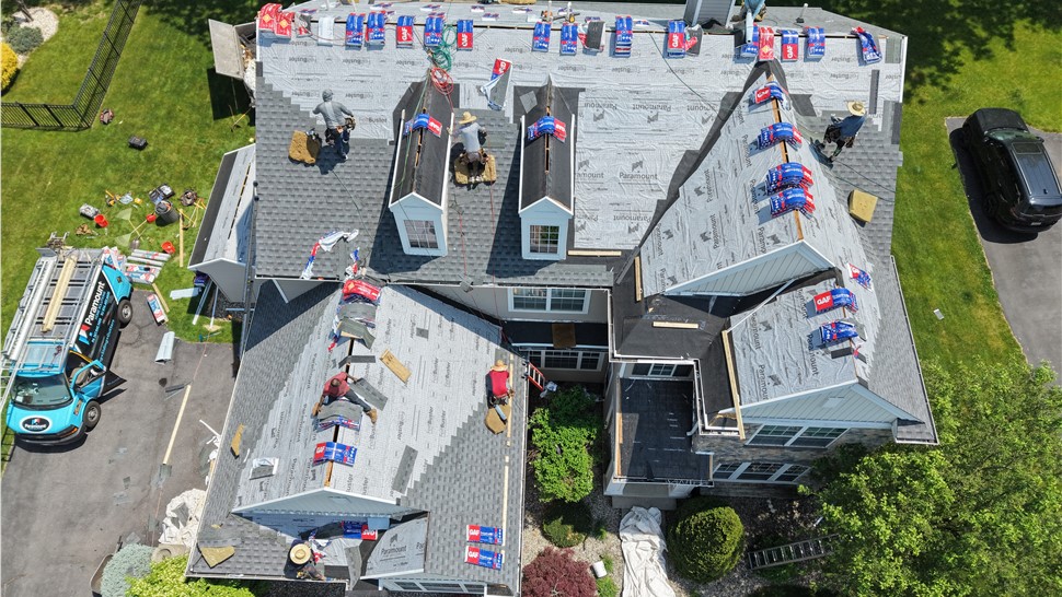Roofing, Storm Damage Project in Easton, Pennsylvania by Paramount Home Solutions