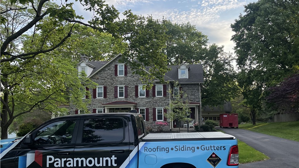 Roofing, Storm Damage Project in Media, Pennsylvania by Paramount Home Solutions