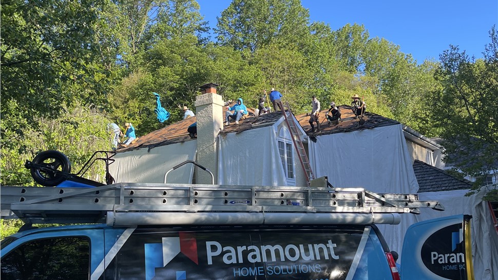 Roofing, Storm Damage Project in Berwyn, Pennsylvania by Paramount Home Solutions