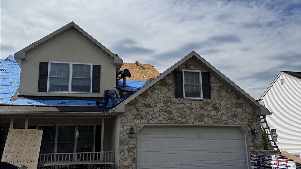 Roofing Project in Douglassville, Pennsylvania by Paramount Home Solutions