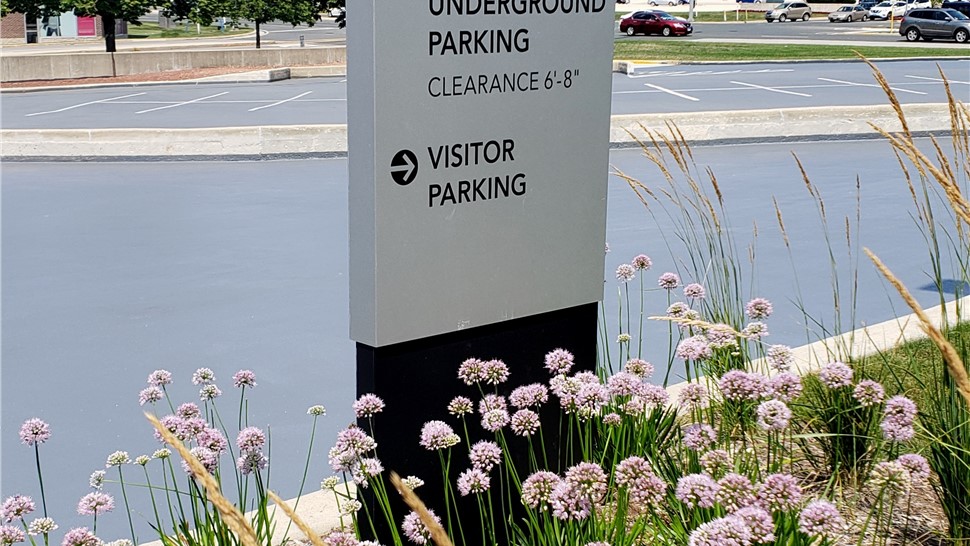 Pylon & Monument, Wayfinding/Post & Panel Signs Project in Oakbrook Terrace, IL by Parvin-Clauss