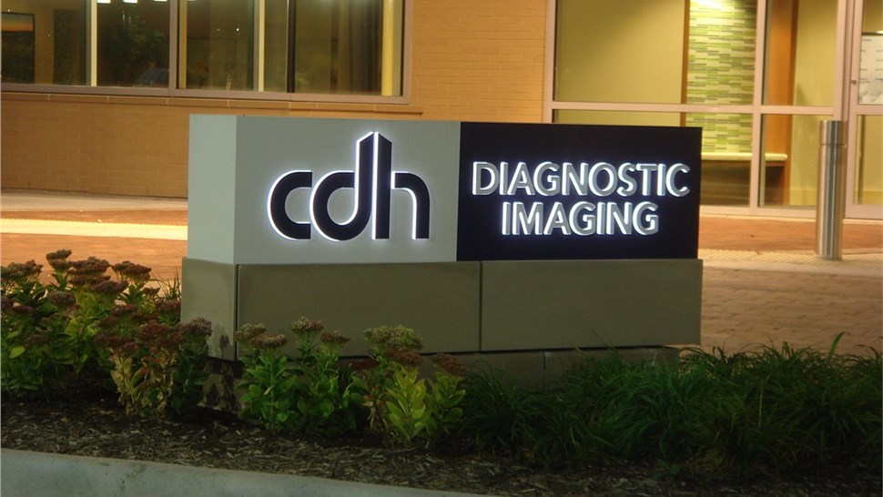 Channel Letter Signs, Illuminated Building Signage, Pylon & Monument, Wayfinding/Post & Panel Signs Project in Warrenville, IL by Parvin-Clauss