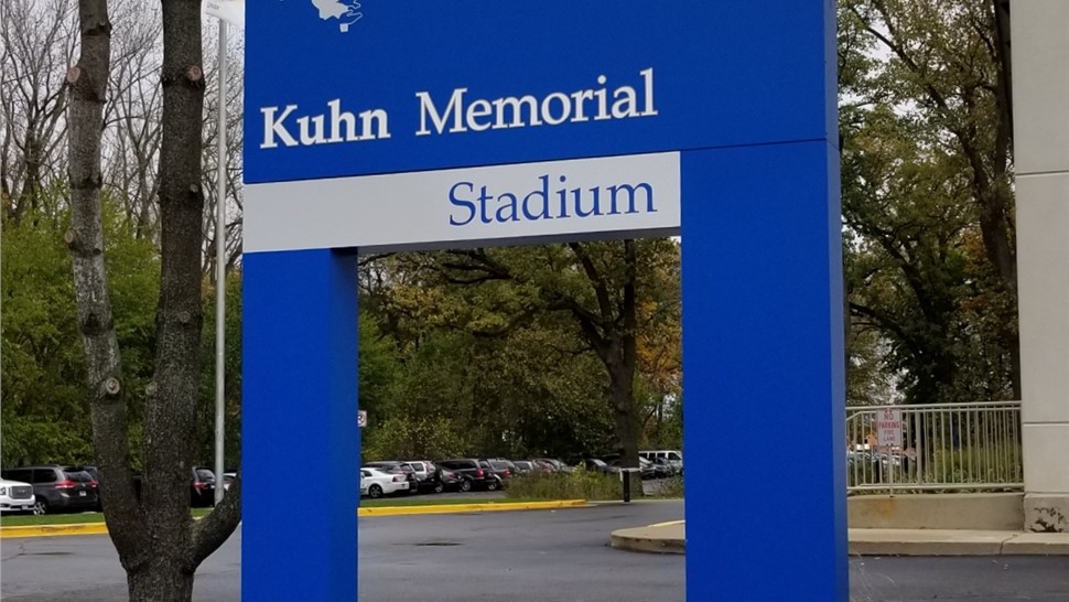 Electronic Message Centers, Non-Illuminated Building S, Pylon & Monument, Wayfinding/Post & Panel Signs Project in Wheaton, IL by Parvin-Clauss