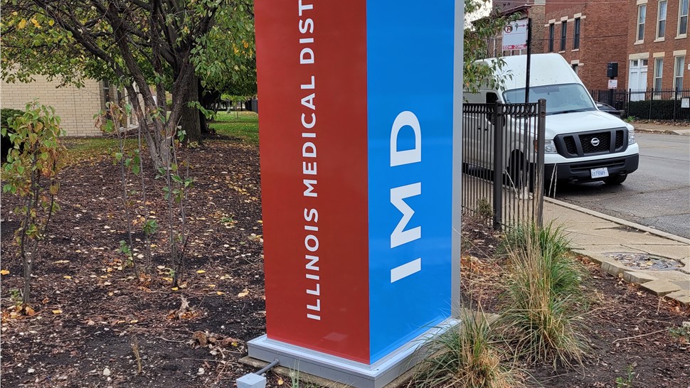Channel Letter Signs, Marketing Signage/Banners/Vinyl, Pylon & Monument, Wayfinding/Post & Panel Signs Project in Chicago, IL by Parvin-Clauss