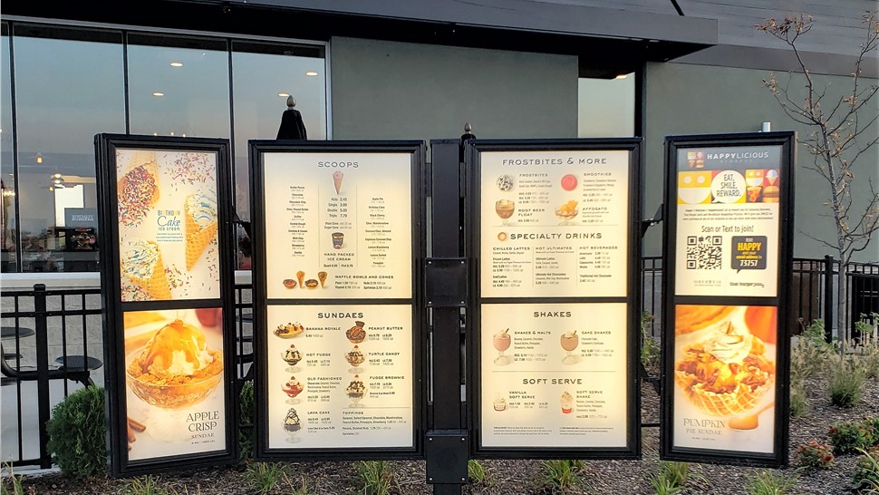 Awnings, Channel Letter Signs, Wayfinding/Post & Panel Signs Project in North Aurora, IL by Parvin-Clauss