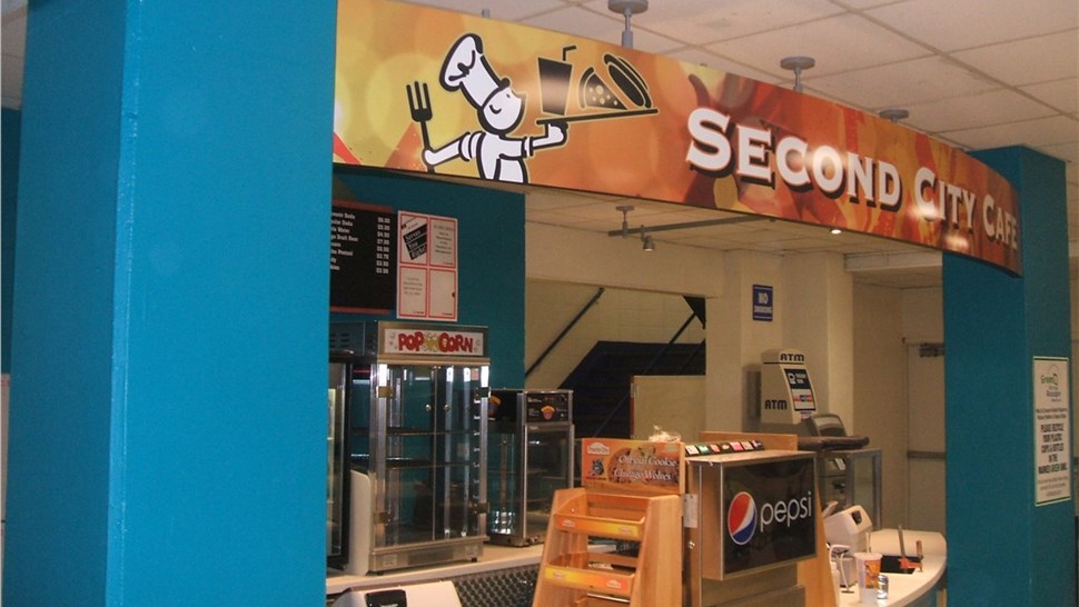 Awnings, Custom Interior/ADA, Wayfinding/Post & Panel Signs Project in Rosemont, IL by Parvin-Clauss