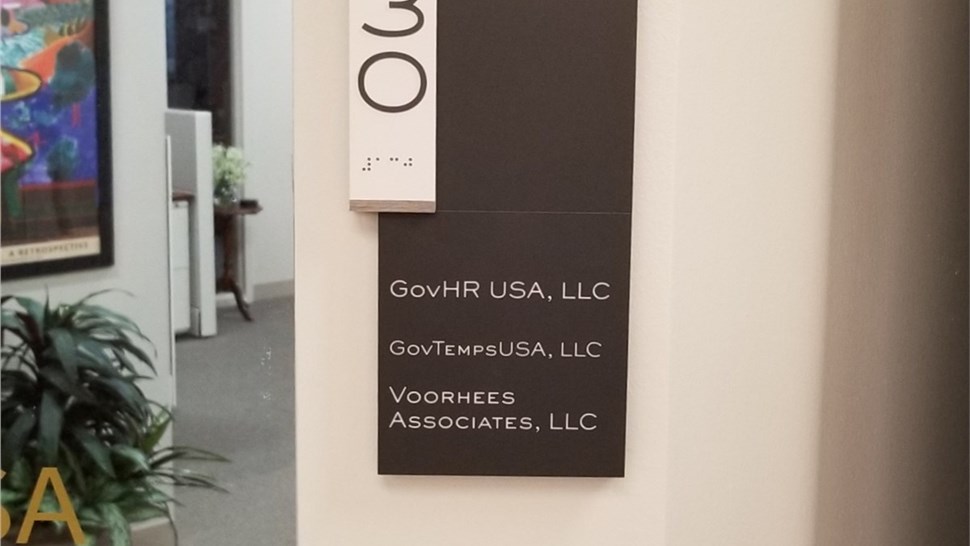 Custom Interior/ADA, Pylon & Monument, Wayfinding/Post & Panel Signs Project in Northbrook, IL by Parvin-Clauss