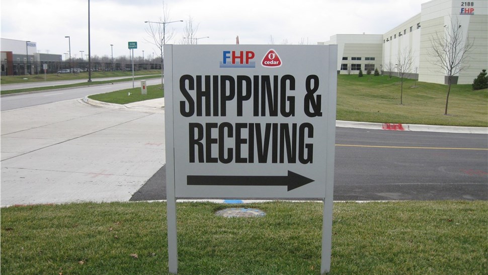 Custom Interior/ADA, Illuminated Building Signage, Non-Illuminated Build, Wayfinding/Post & Panel Signs Project in Aurora, IL by Parvin-Clauss