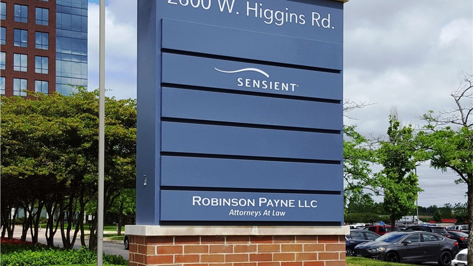 Custom Interior/ADA, Pylon & Monument, Wayfinding/Post & Panel Signs Project in Hoffman Estates, IL by Parvin-Clauss