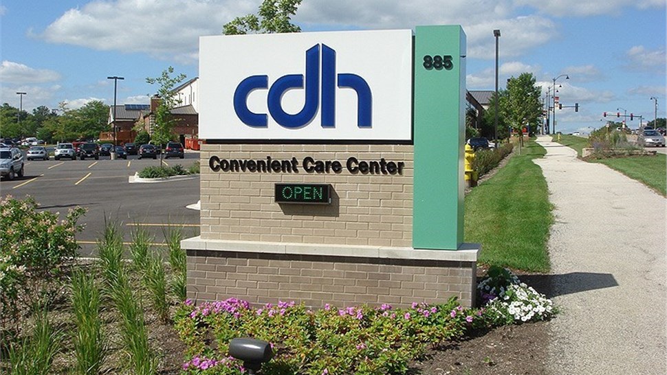 Channel Letter Signs, Illuminated Building Signage, Pylon & Monument, Wayfinding/Post & Panel Signs Project in Warrenville, IL by Parvin-Clauss