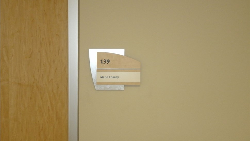 Custom Interior/ADA, Illuminated Building Signage, Non-Illuminated Build, Wayfinding/Post & Panel Signs Project in Aurora, IL by Parvin-Clauss