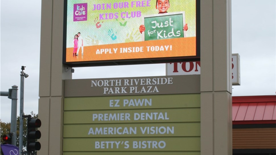 Awnings, Channel Letter Signs, Electronic Message Cente, Pylon & Monument, Wayfinding/Post & Panel Signs Project in North Riverside, IL by Parvin-Clauss