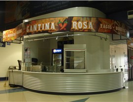 Awnings, Custom Interior/ADA, Wayfinding/Post & Panel Signs Project in Rosemont, IL by Parvin-Clauss