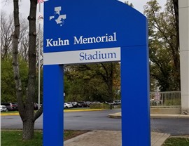 Electronic Message Centers, Non-Illuminated Building S, Pylon & Monument, Wayfinding/Post & Panel Signs Project in Wheaton, IL by Parvin-Clauss