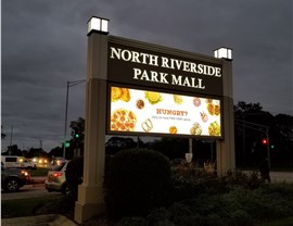 Awnings, Channel Letter Signs, Electronic Message Cente, Pylon & Monument, Wayfinding/Post & Panel Signs Project in North Riverside, IL by Parvin-Clauss