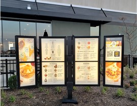 Awnings, Channel Letter Signs, Wayfinding/Post & Panel Signs Project in North Aurora, IL by Parvin-Clauss