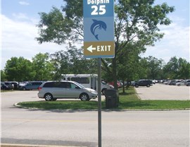 LEED Signs, Wayfinding/Post & Panel Signs Project in Brookfield, IL by Parvin-Clauss