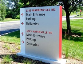 Pylon & Monument, Wayfinding/Post & Panel Signs Project in Lisle, IL by Parvin-Clauss