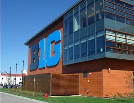 Channel Letter Signs, Illuminated Building Signage, Pylon & Monument, Wayfinding/Post & Panel Signs Project in Rosemont, IL by Parvin-Clauss