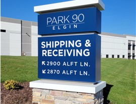 Pylon & Monument, Wayfinding/Post & Panel Signs Project in Elgin, IL by Parvin-Clauss