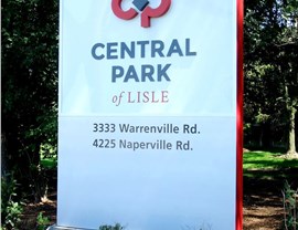 Pylon & Monument, Wayfinding/Post & Panel Signs Project in Lisle, IL by Parvin-Clauss