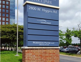 Custom Interior/ADA, Pylon & Monument, Wayfinding/Post & Panel Signs Project in Hoffman Estates, IL by Parvin-Clauss