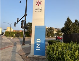 Channel Letter Signs, Marketing Signage/Banners/Vinyl, Pylon & Monument, Wayfinding/Post & Panel Signs Project in Chicago, IL by Parvin-Clauss