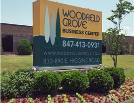 Non-Illuminated Building Signage, Pylon & Monument, Wayfinding/Post & Panel Signs Project in Schaumburg, IL by Parvin-Clauss