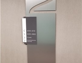 Custom Interior/ADA, Pylon & Monument, Wayfinding/Post & Panel Signs Project in Northbrook, IL by Parvin-Clauss