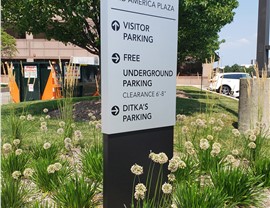 Pylon & Monument, Wayfinding/Post & Panel Signs Project in Oakbrook Terrace, IL by Parvin-Clauss