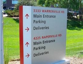 Pylon & Monument, Wayfinding/Post & Panel Signs Project in Lisle, IL by Parvin-Clauss