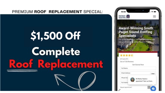 $1500 Off Complete Roofing Projects
